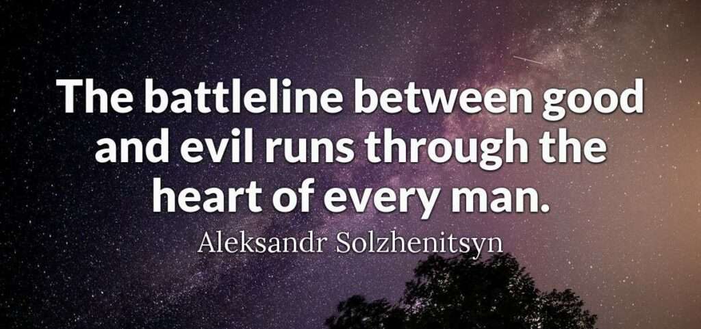 good and evil quote